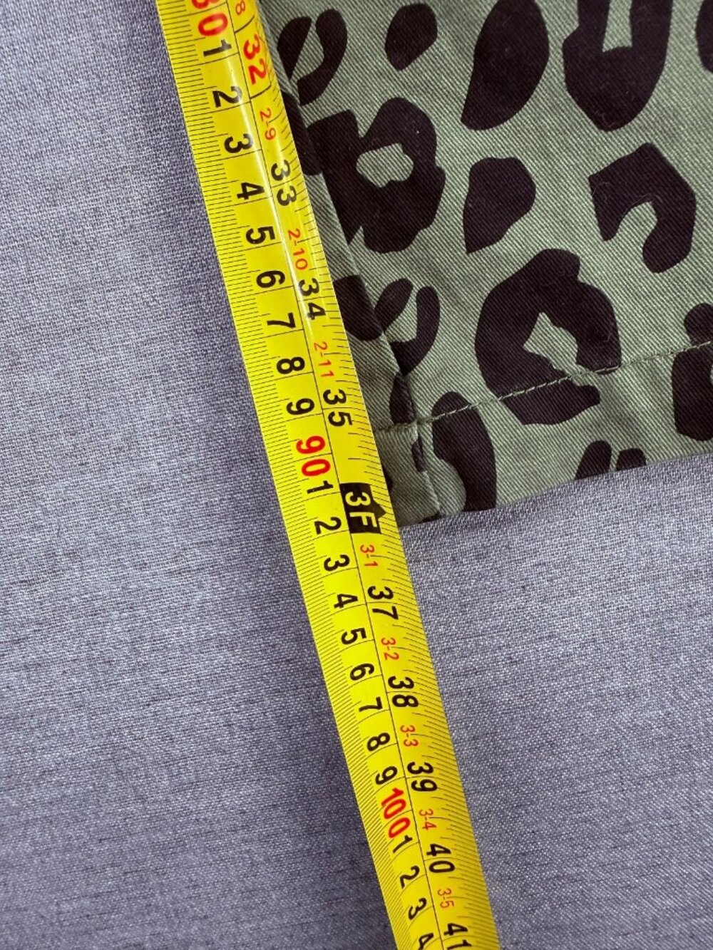 RIPNDIP Spotted Olive Twill Chino Pants Mens 30x25 Cheetah Y2K Sold Out RARE - Picture 6 of 8